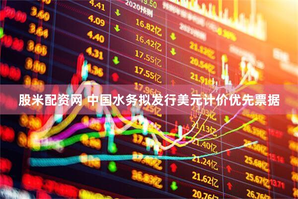 股米配资网 中国水务拟发行美元计价优先票据